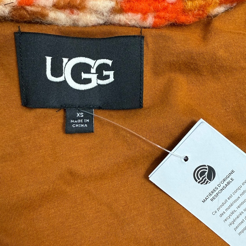 UGG Women's Marlene Front-Zip Bouclé‎ Jacket, Size XSMALL - Picture 15 of 16